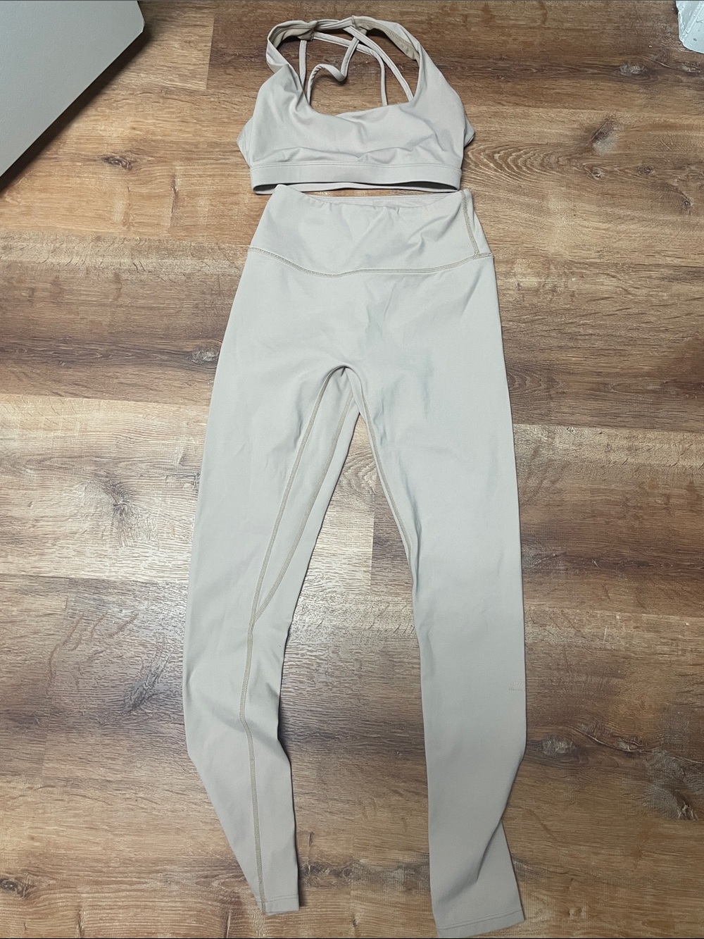 BYLT Basics Light Beige High-Waist Leggings
